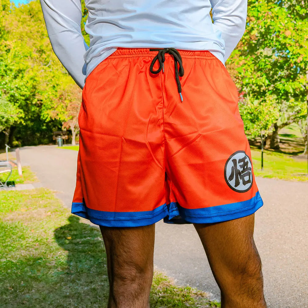 Anime Herren-Sporthosen 3D Bedruckte Shorts Schnell Trocknende Mesh Casual Boardshorts für den Sommer zum Joggen Fitness Basketball