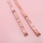 Spitzen-Dessous-Set 3-teilig Transparenter BH Strumpfhalter Halbcup Push-up Unterwäsche für Damen