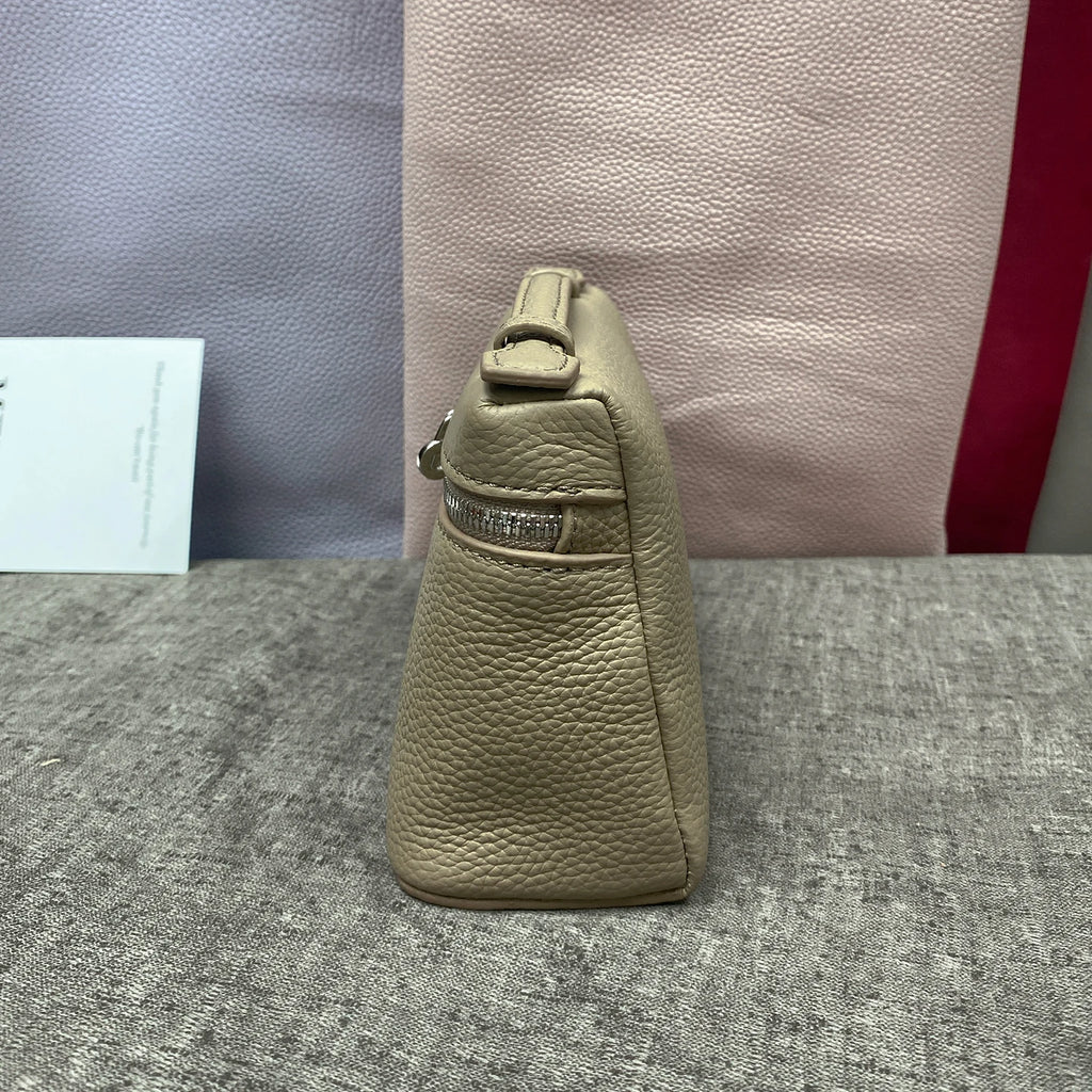 Neue Handtasche aus echtem Leder LP19 für Mobiltelefone für Damen. Exklusiv für Damen, mit luxuriösem Design und kompakter und exquisiter Optik.