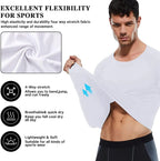 Herren Kompressionsshirts Langarm Workout Gym T-Shirt Laufshirt Cool Dry Sport Unterhemd Sportlicher Baselayer