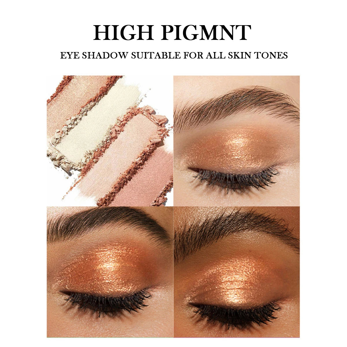 18-Farben-Lidschatten-Palette – Perlglanz, Matt, feiner Schimmer, Glitzer, Erdtöne, langanhaltend, hochpigmentiert