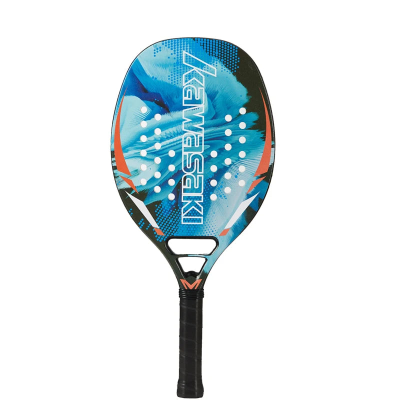 Kawasaki Beach-Tennisschläger aus Carbonfaser mit weicher Schlagfläche und schützender Schlägerhülle