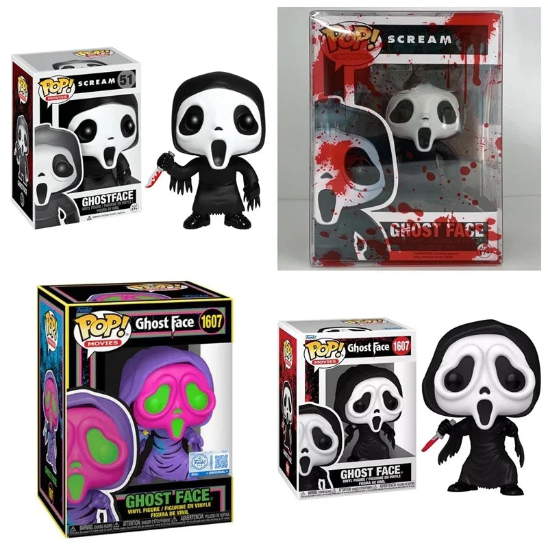 2026 FunKo Pop! Scream GhostFace #51 Blutiger Ghost Face #1607 Actionfiguren-Modell als Geburtstagsgeschenk Spielzeug Zweitbild