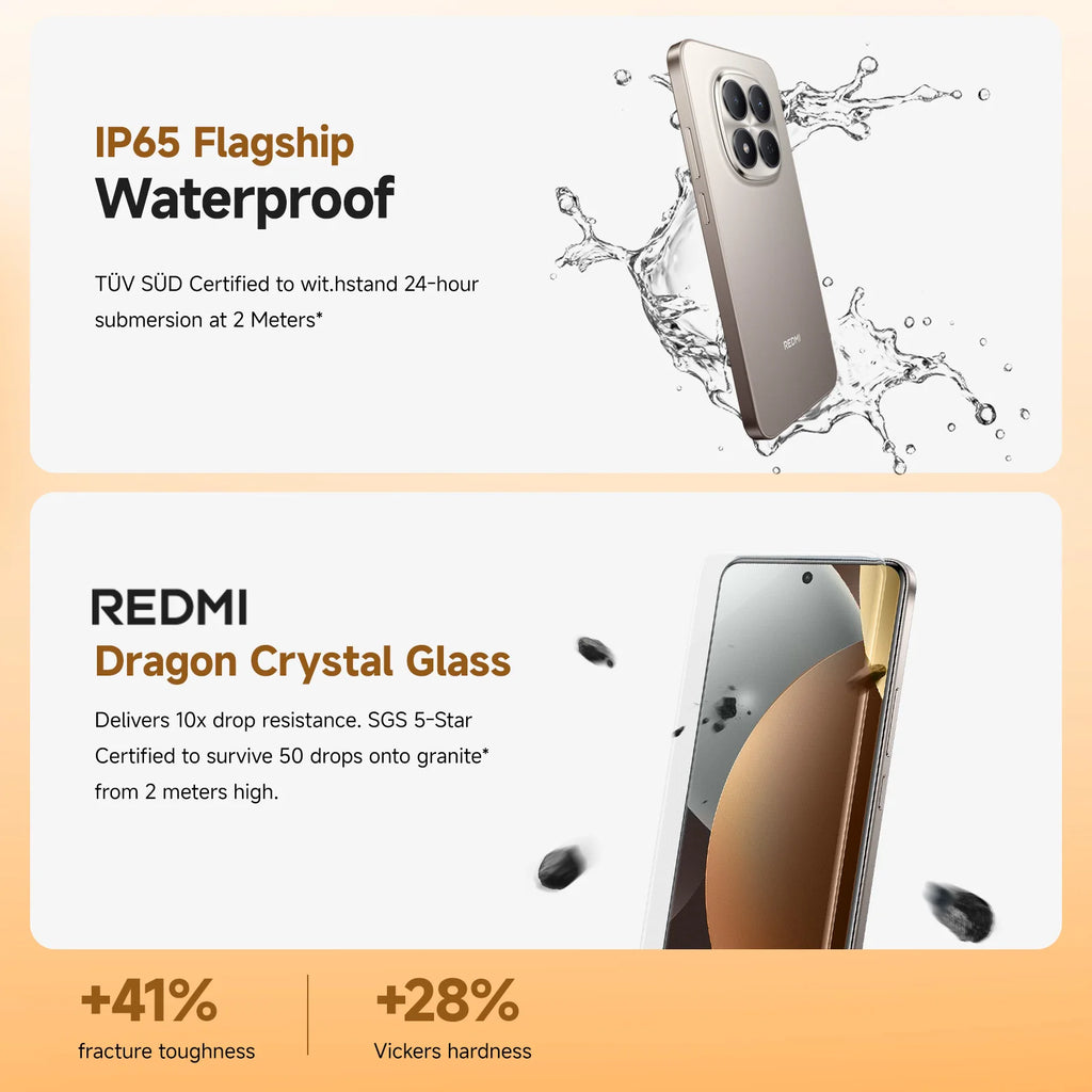 Globale Version Xiaomi REDMI Note 15 Pro MTK Helio G200-Ultra 6,77 Zoll AMOLED Display 200 MP Kamera 6500 mAh 45 W Schnellladung 120 Hz