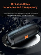 Lenovo TF USB Bluetooth Funklautsprecher Tragbarer Stereo-Doppellautsprecher für den Außenbereich mit FM-Stimme und Subwoofer
