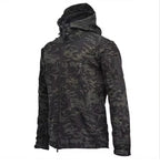 Militär Softshell-Jacken Herren Taktische Winddichte Wasserdichte Jacken Herren Armee Kampfjacken Herren Kapuzen Bomberjacken