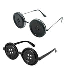 Coraline Knopfaugen-Brille Halloween Cosplay Brillen Requisiten Neuheit Lustige Brille für Andere-Mutter-Kostümzubehör