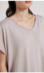 BC1095 Luxuriöse Damenbekleidung Seide Wolle Damen Kleidung lockere Merinowolle Weste Pullover für Damen