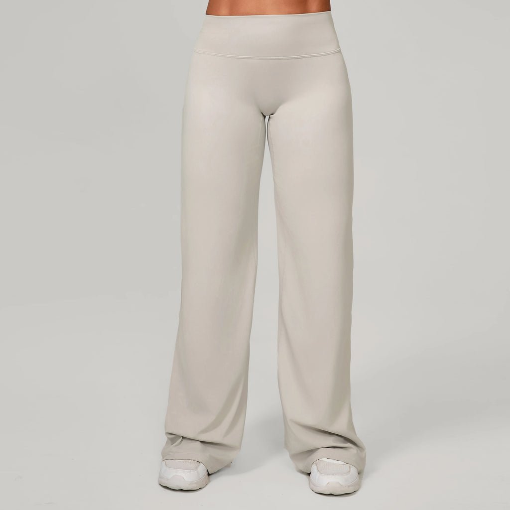 Damen gerade Yoga-Leggings weicher, dehnbarer Stoff Damen-Yogahosen GYM Schweißableitende Eigenschaften Lauf-Sport-Hosen