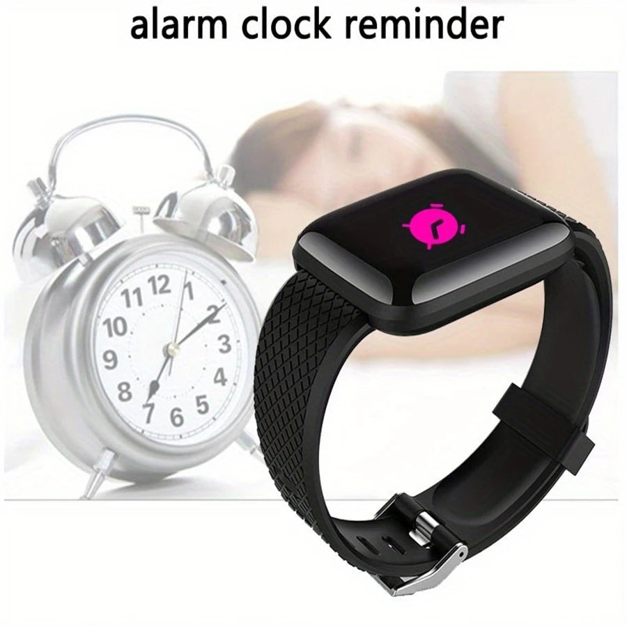 Multifunktionale Smartwatch für Damen und Herren, Bluetooth-verbunden, Telefon, Musik-Player, Fitness-Sportarmband, Schlafmonitor D13 Smartwatch