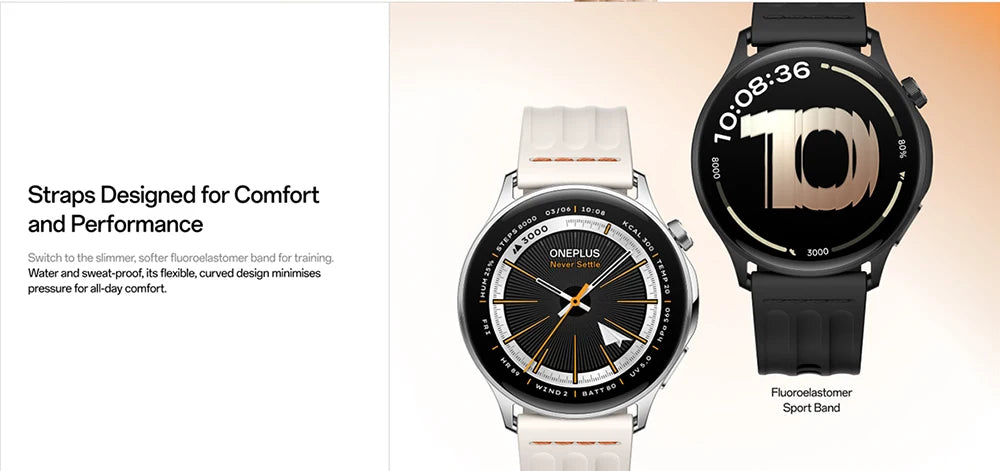 Globale Version OnePlus Watch Lite Smartwatch, 1,46 Zoll Display, 59g, 10 Tage zuverlässige Akkulaufzeit, Herzfrequenz, Blutsauerstoffüberwachung