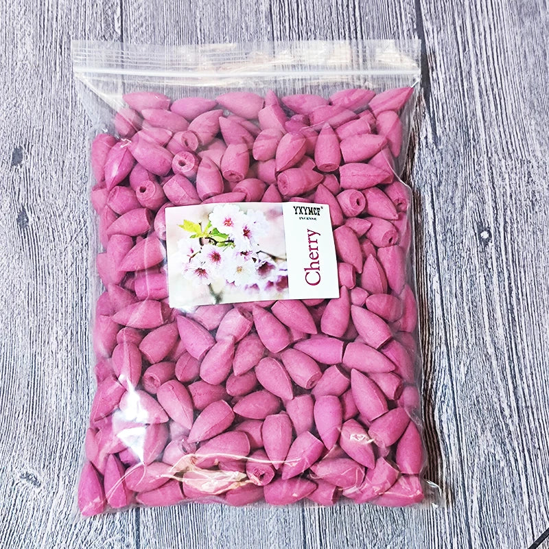 YXYMCF Natürlicher Reflux Turm Räucherstäbchen Sandelholz Lavendel Rauch Rückfluss Räucherkegel für Brenner Zuhause Duftender Rückfluss Aromatherapie