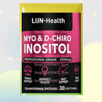 30 Pflaster Myo-Inositol & D-Chiro Inositol Transdermale Pflaster mit Vitamin B8 für Frauen zur Unterstützung des Hormonhaushalts