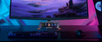 Divoom Times Gate Gaming Room Setup Digitaluhr mit intelligenter App-Steuerung, WLAN-Verbindung, RGB-LED-Anzeige, Büro-Dekor Cyberpunk