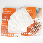 2-4PCS Reißverschluss Schmerzfreie Wundverschlussvorrichtung Nahtfreie Wundauflage Verschlussstreifen Kit Notfall-Schnittwundenverschlüsse für Ifak