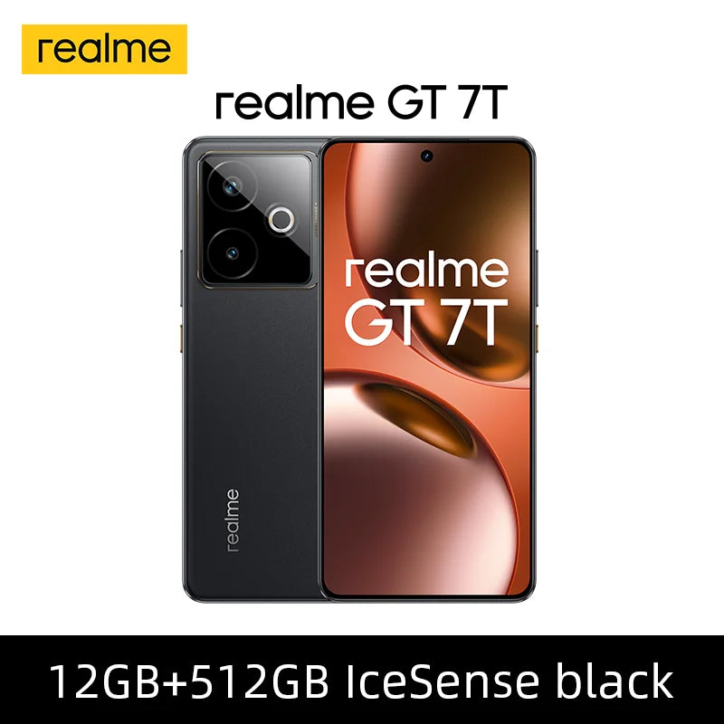 EU Version realme GT 7T 5G Smartphone Dimensity 8400-MAX 6.8inches 120Hz Display 7000mAh 120W SUPERVOOC Charge Camera  50MP