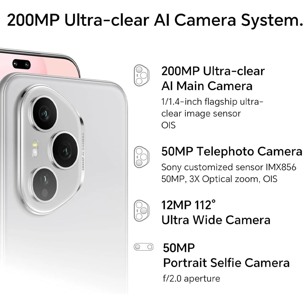 HONOR 400 Pro 5G, EU-Version, 5G Smartphone, 200MP Ultra-Clear AI Hauptkamera, Qualcomm Snapdragon 8 Gen 3, 5300mAh Akku