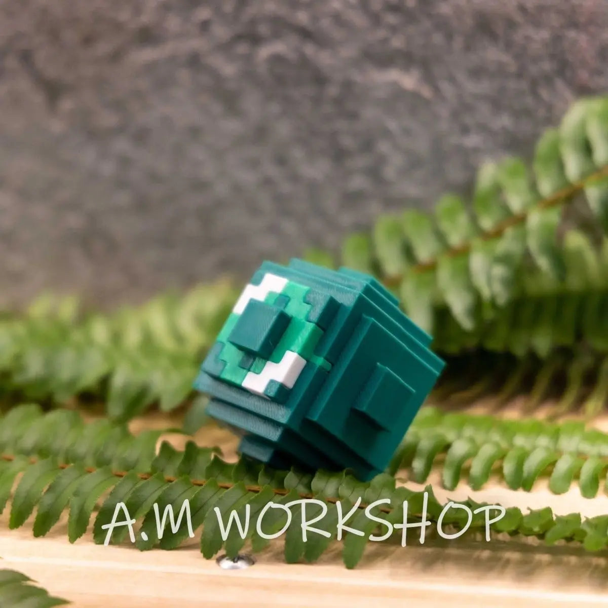 Im Pixel-Stil gedrucktes Enderman-Auge, 3D-gedrucktes Deko-Möbel für Videospiele, hochauflösende Spielumgebung, Tischdekoration, Geschenk