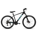 HILAND 26 Zoll Mountainbike aus Aluminiumlegierung für Damen und Herren, 21-Gang-Fahrrad mit mechanischen Scheibenbremsen, Federgabel