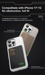 QI 2.1 Magnetische Powerbank Kabelloses Schnellladen Tragbarer externer Ersatzakku für iPhone 12-17 Pro Watch Airpods 5000/10000mAh