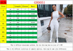 Pencil Jumpsuit Women New Full Seasons Casual Fitness Sporty Playsuit Sleeveless Slim Activewear All In One Jumpsuit Clothing