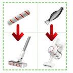 Kompatibel für Xiaomi Dreame V9 V10 V11 V8 V9B V9P XR Zubehör Hauptbürste HEPA Filter Kabelloser Handstaubsauger Teile