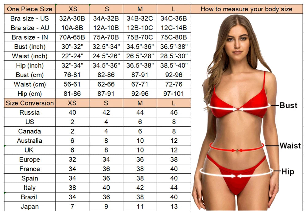 XS - L 2026 Sexy Monokini Extremer String Mini Micro Tanga Damen Bademode Einteiler Badeanzug Weiblicher Badeanzug V5820