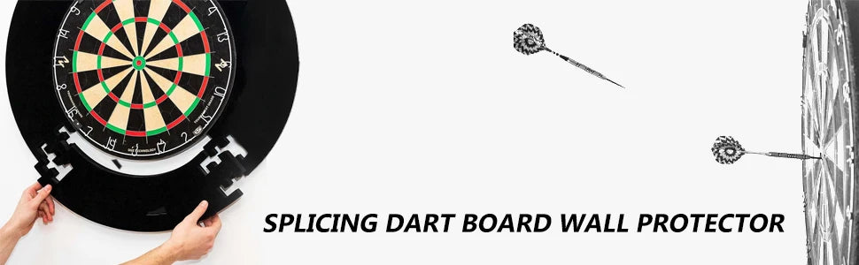 EVA Dartboard Surround Jigsaw Dart Board Protection Ring Leichtgewichtiger Wandschutzring für Dartscheiben Abnehmbarer Dartscheiben-Schutzring