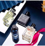 Luxusmarkenparfüm Herren Köln 100ml Parfums Homme Geschenkbox 4-teiliges Set Parfums Masculinos Natürlicher blumiger fruchtiger Duft Spray