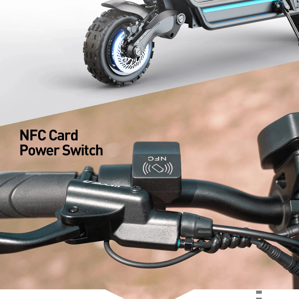 JOYOR E6-S Erwachsenen-Elektroroller 3200W Motor 60V31.5AH Akku Offroad-EScooter NFC-Entsperrung Hydraulische Bremse Klappbarer E-Scooter