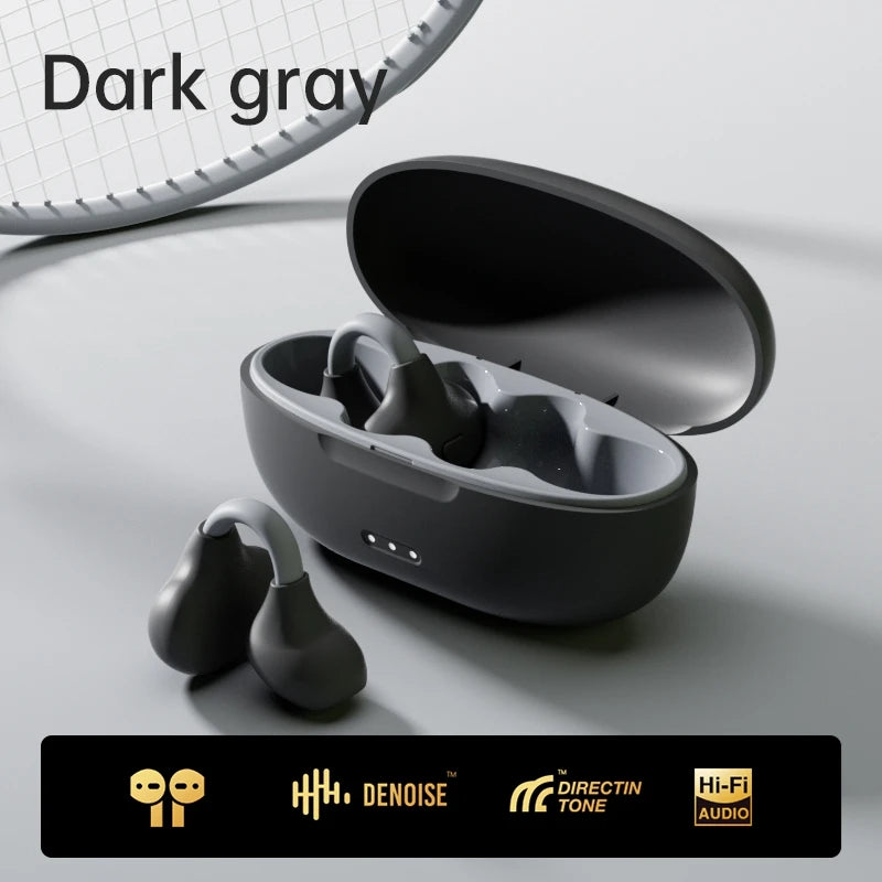 Lenovo Wireless Headsets Bluetooth 5.3 ENC Earbuds LED Power Display TWS Sport Noise Cancel Kopfhörer mit Mikrofon für iPhone