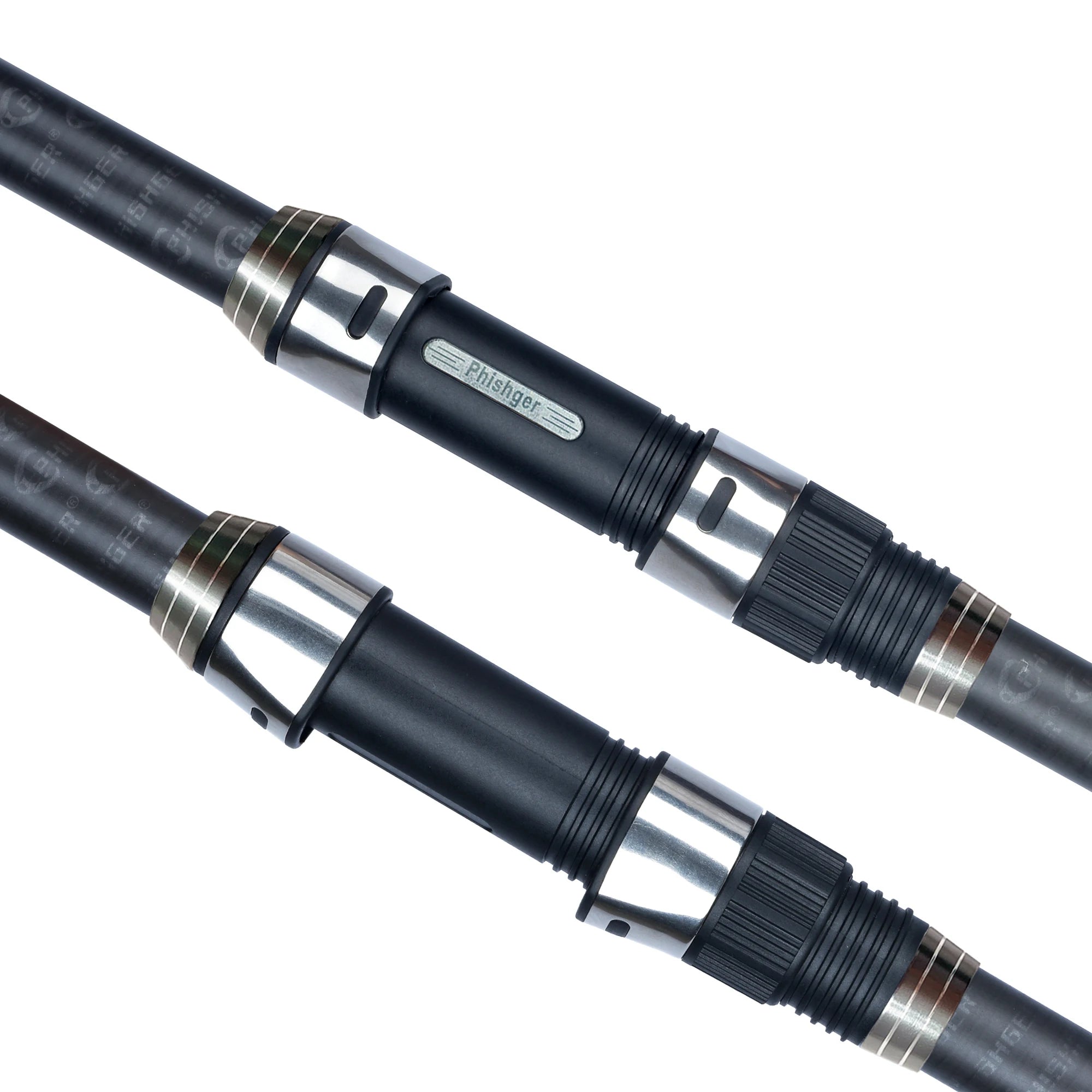 PHISHGER Teleskop-Brandungsrute 3.6/4.2/4.5/5.0/5.3m Wurfgewicht 80-150g 30T Carbon Reiserute Brandungsangeln Uferangeln Angelrute