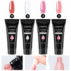 Nagelgellack-Kit mit LED-Nagellampe Semi-Permanent 27 Farben Soak Off Base & Top Coat Nagellack Maniküre-Set für Nagelstudio-Kit