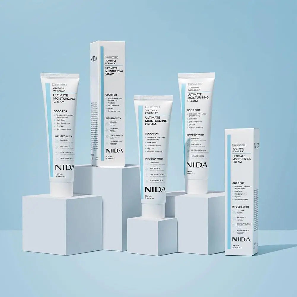 NIDA Korea Feuchtigkeitsspendende Ultimate Cream Retinol Revitalisierende Augencreme Anti-Aging Tiefenwirksam Feuchtigkeitsspendende Propolis Essenz Hautpflege