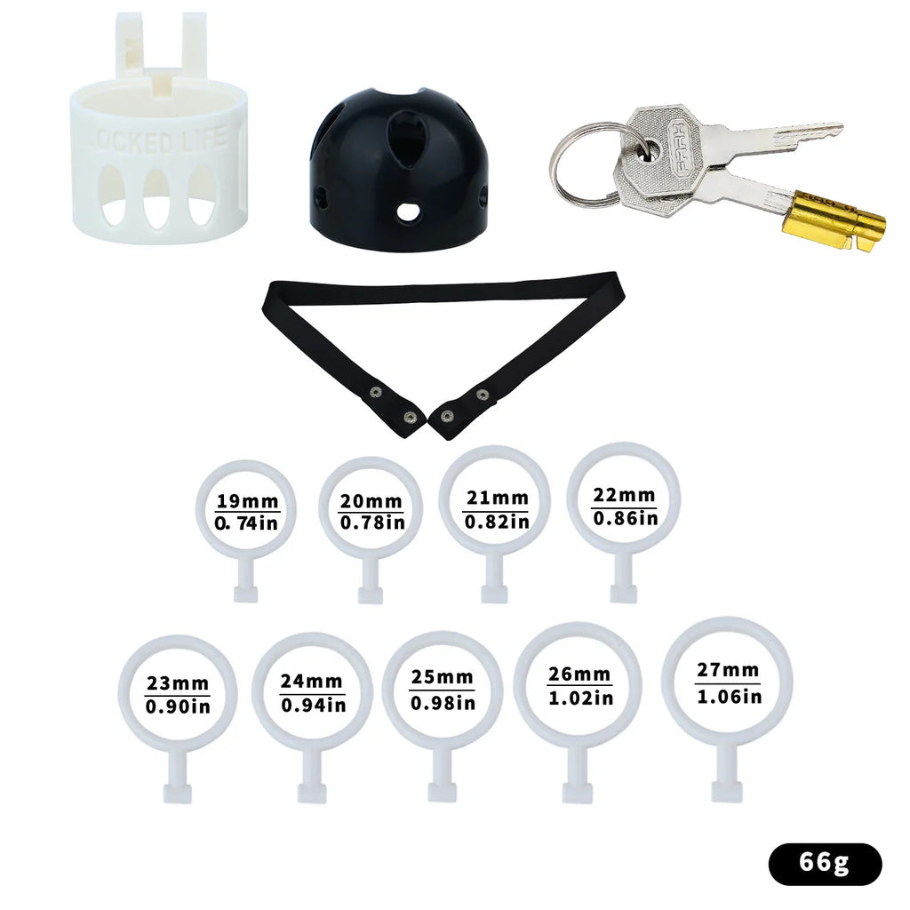 Neuer Ringloser Keuschheitskäfig 5 Farboptionen Männlicher Penis CB-Schloss Harnröhren-Verschlussvorrichtung Sissy-Gerät Atmungsaktives einteiliges Sexspielzeug