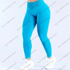 Damen High Waist Nahtlose Yoga Leggings Bauchkontrolle Po-Lifting Workout Hose Weiche Athletic Leggings für Fitnessstudio Fitness Laufen