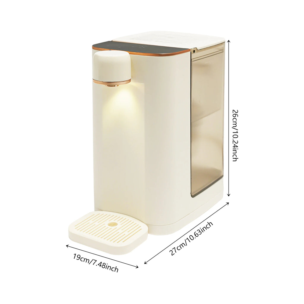 Wasserkocher, sofortige Warmwasserbereiter, 4 einstellbare Temperaturen und 3 Wassermengen, abnehmbarer 3-Liter-Wassertank