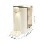 Wasserkocher, sofortige Warmwasserbereiter, 4 einstellbare Temperaturen und 3 Wassermengen, abnehmbarer 3-Liter-Wassertank
