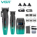 VGR Haarschneidemaschine Professionelle Haarschneidemaschine Gesichtsrasierer Friseurschere Barttrimmer Metalltrimmer für Herren V-003 V-906 V-308