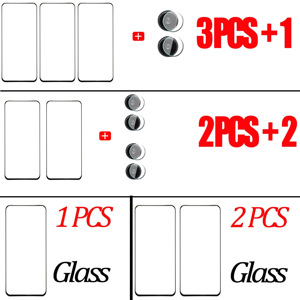 Pelicula, Front Tempered Glass Für Xiaomi Redmi Note 15 14 10 11 12 13 Pro 5G Displayschutzfolien Redmi Note 12S 11S 10S Panzerglas Note10 S Displayschutz Note11 gehärtetes Glas Redmi Note12 Pro Plus Kamerafolie