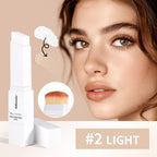 Foundation Stick Farbwechsel-Foundation mit abnehmbarem Pinsel Blanc Cover Cream Stick Farbwechselnde Basis Make-up mit hoher Deckkraft