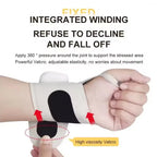 EMS Elektrisches kabelloses Handgelenk-Massagegerät 10 Modi Vibrationsmassage Linderung von Handmuskelermüdung USB wiederaufladbare Handgelenksbandage