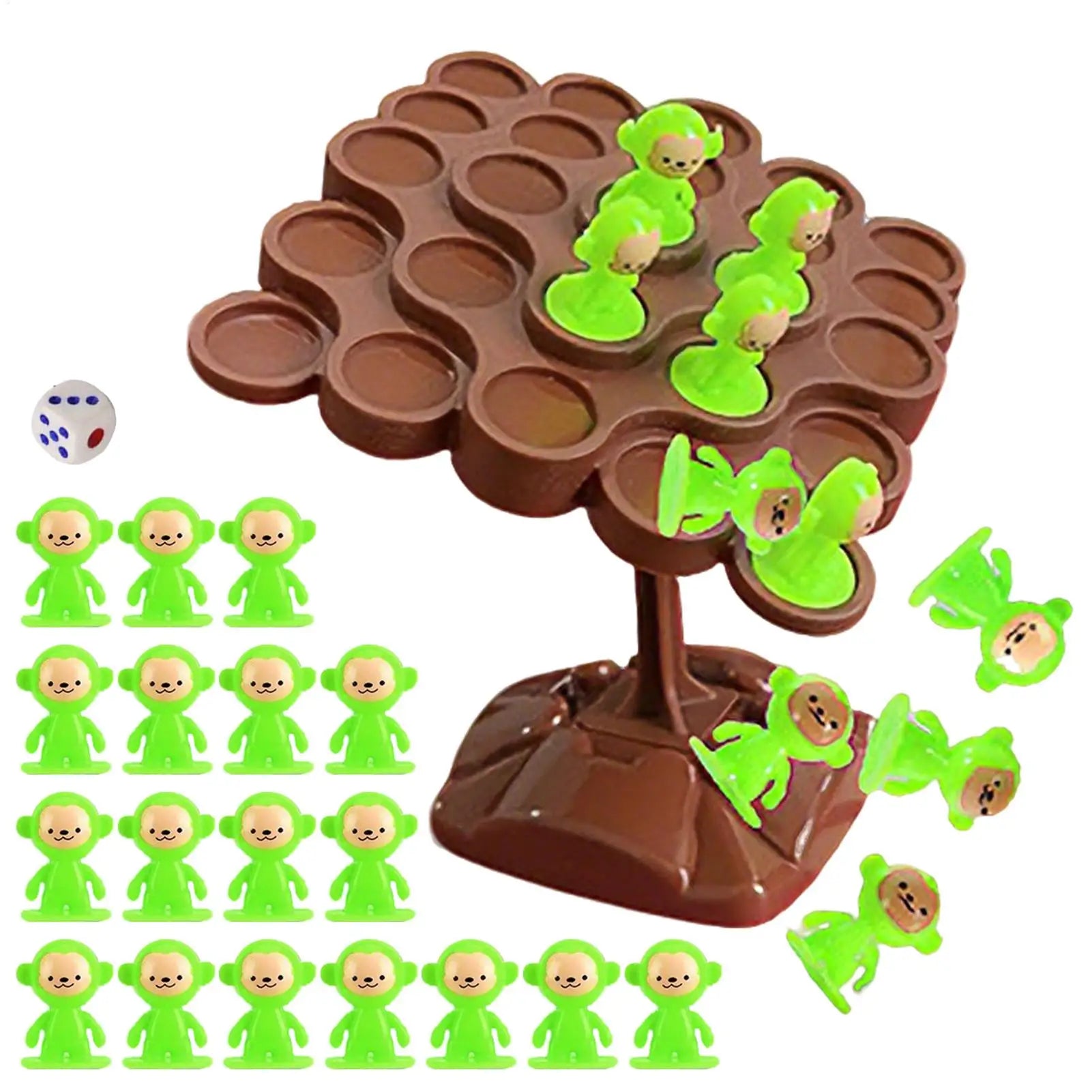 1 Stück Balancing Tree Spielzeug Digital Affenwaage Pädagogisches Zahlenbrettspiel Kinder Lernspielzeug Montessori Mathe Spielzeug