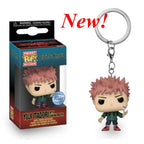 Neueste FUNKO Pocket Keychain Jujutsu Kaisen Megumi Yuji Itadori Nobara Kugisaki Satoru Actionfigur-Sammelspielzeug als Geschenk