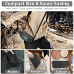 Tragbare Klapp-Angelausrüstung Leichtes Gestell aus Eisenlegierung Klappbare Outdoor Camping Picknickbank Handtasche Kompakter Robuster Hocker