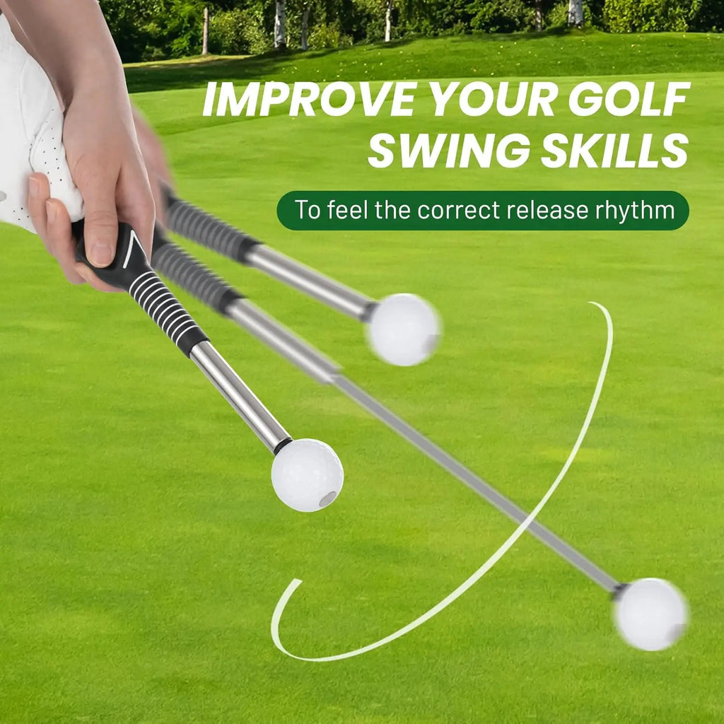 Golf einziehbarer Schwungtrainer Golfschwung einziehbarer Stock Überlegene Golf-Trainingshilfe, Krafttraining für verbesserten Schuss Schwung