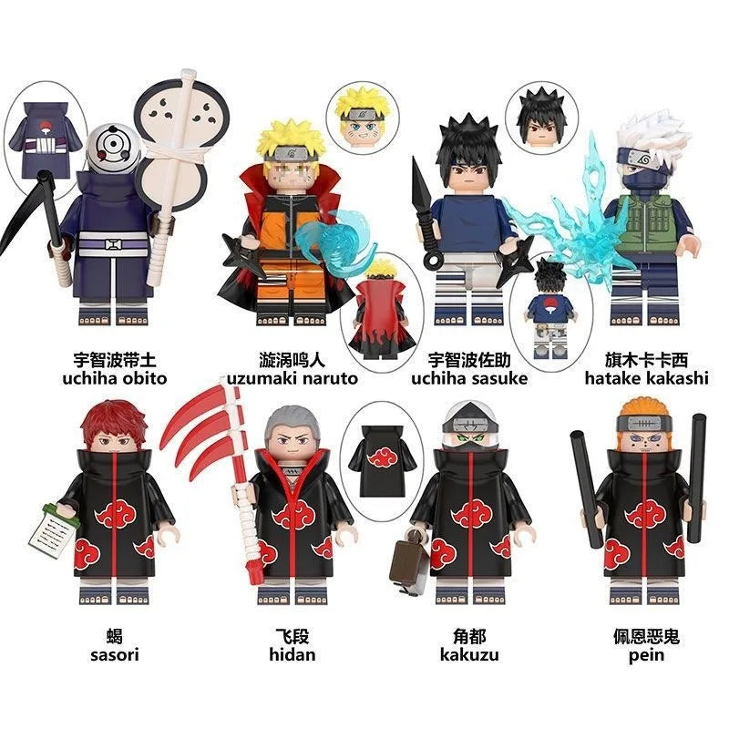 Naruto A Animationsspielzeug Peripherie Kaguya Boruto Neji Tenten Iruka Yamato Madara Sasuke Anime Action Model Figur Kollektion