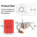 Camping Gaskocher Tragbar Faltbar Outdoor Rucksackkocher Touristen-Ausrüstung Zum Kochen Wandern Picknick 3500W