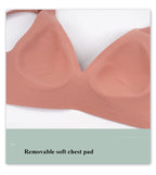 Sexy Nahtloser BH Ohne Bügel Verstellbare Drahtlose BHs Damen Unterwäsche Weiblicher Push-Up Gepolsterter Bralette Dessous Intimates