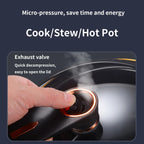 1 Piece of Fat Daddy Micro Pressure Cooker, 7L Large Capacity, 26cm, Suitable for Home Use, Multi-Functional Non-Stick Pot for Stewing and Cooking Soup, Compatible with Induction Cookers and Gas Stoves